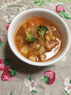 サラダ豆の食べるスープ-レシピのメイン写真