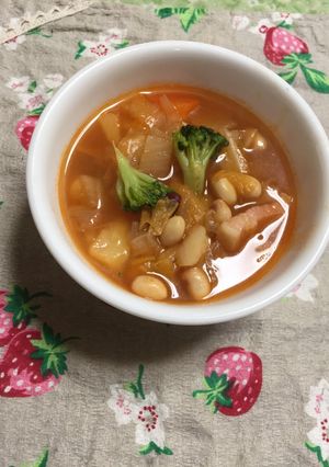 サラダ豆の食べるスープ-レシピのメイン写真