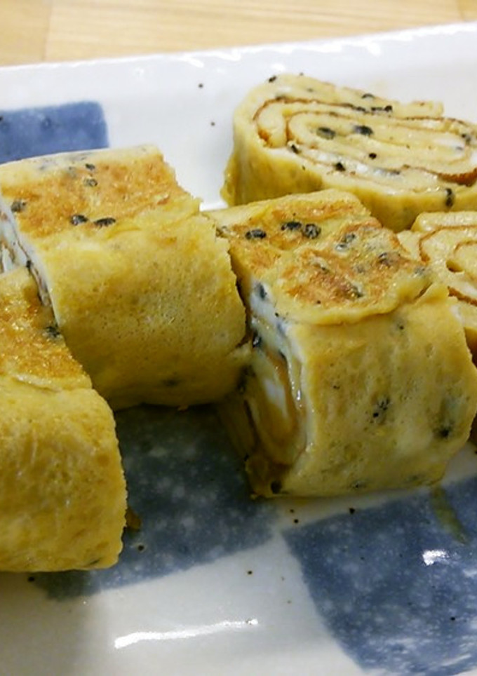 黒ゴマ入りたまご焼き♪-レシピのメイン写真