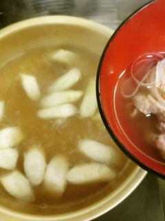 ゆず鍋の豚しゃぶ 雑煮大根入り-レシピのメイン写真