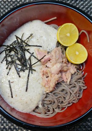 シーチキン山かけそば-レシピのメイン写真