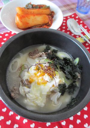 韓国お雑煮を作ります(トック・떡국)。-レシピのメイン写真