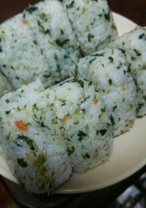 うまい!七草の菜飯おにぎり-レシピのメイン写真
