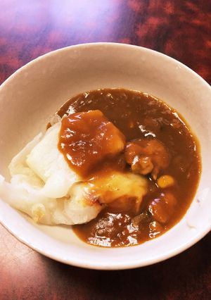 簡単過ぎ！もちカレー☆ 余った餅を活用！-レシピのメイン写真
