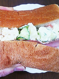 ポテサラ山葵漬けサンド♪-レシピのメイン写真