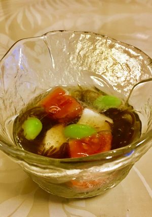 もずく酢でおもてなし-レシピのメイン写真