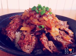 シャリアピンステーキ丼（食戟のソーマ）-レシピのメイン写真