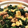 ほうれん草と鶏肉の炒め物
