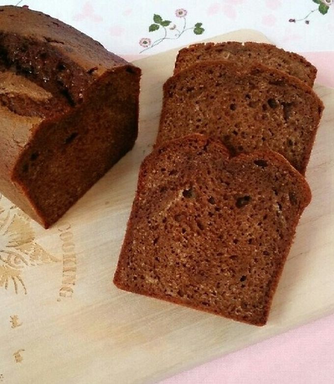 HMで簡単!チョコレートのパウンドケーキ-レシピのメイン写真