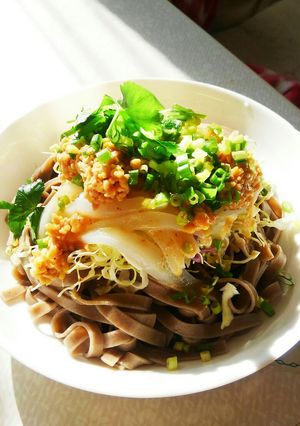 サンクゼールのそばパスタで和風パスタ-レシピのメイン写真