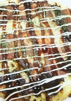 玉子乗っけ豚玉お好み焼き-レシピのメイン写真