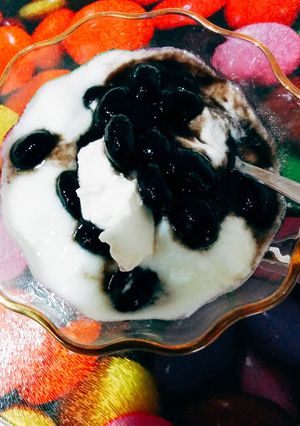 黒豆クリームチーズ・ヨーグルト-レシピのメイン写真