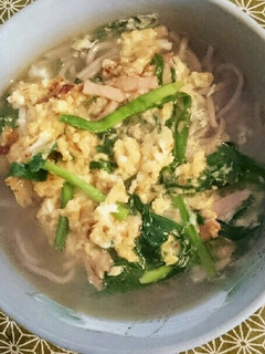 白湯スープのニラ玉蕎麦-レシピのメイン写真
