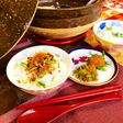 ふっくら七草粥♡土鍋粥に色々薬味