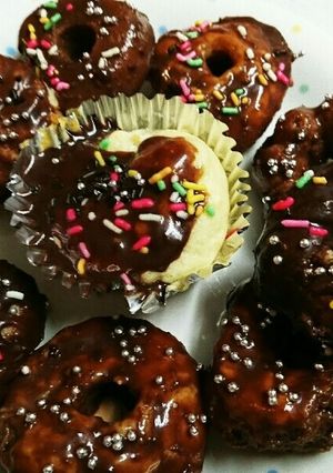 HMで簡単焼きチョコバナナドーナツ-レシピのメイン写真