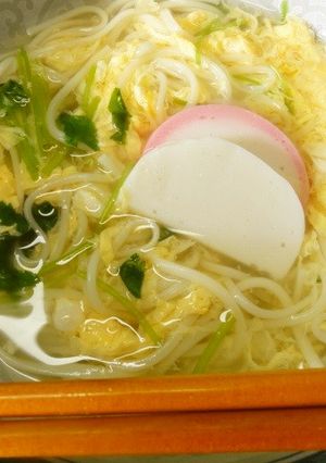 ＊三つ葉のかきたまにゅうめん＊-レシピのメイン写真