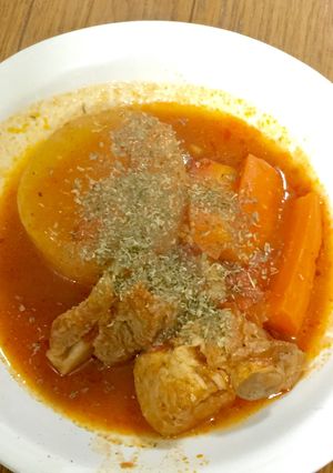 スペアリブと大根のトマト煮込-レシピのメイン写真