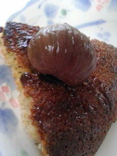 フライパンDE☆簡単☆紅茶と栗のケーキ-レシピのメイン写真