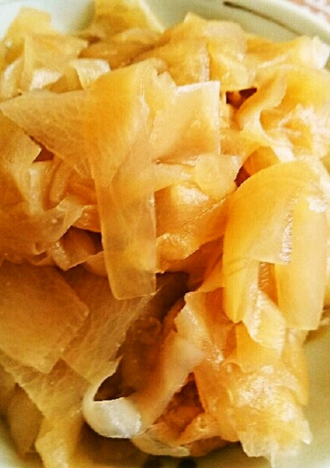 ひらひら大根と油揚げの煮物-レシピのメイン写真