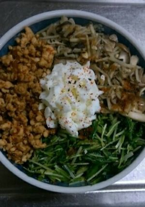 ４月２０日晩飯【三種丼】-レシピのメイン写真