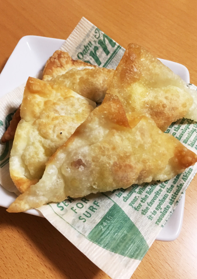 残った焼売の皮で簡単おつまみ-レシピのメイン写真