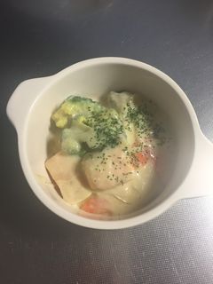 豆乳でつくる鮭のクリーム煮-レシピのメイン写真