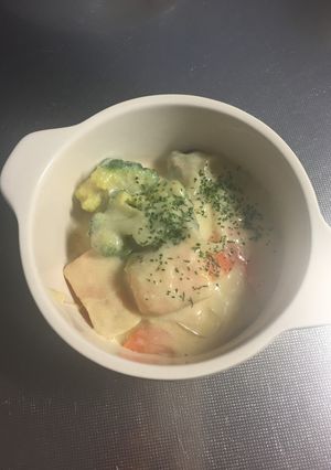 豆乳でつくる鮭のクリーム煮-レシピのメイン写真