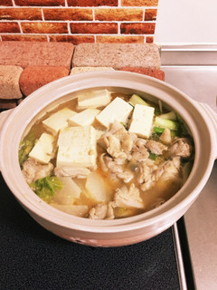 スープが絶品!味噌ラーメン風、鶏味噌鍋!-レシピのメイン写真