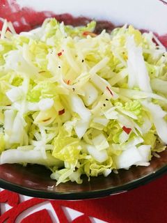 白菜とりんごのさわやかサラダ-レシピのメイン写真