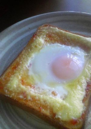 ❤スイートチリマヨ＆目玉トースト❤-レシピのメイン写真