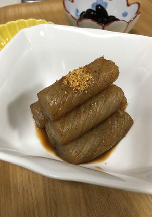 給料前のひねりこんにゃく-レシピのメイン写真