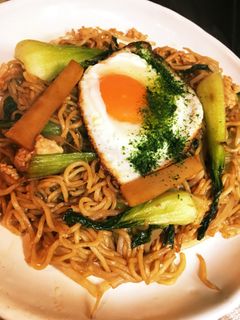 青梗菜とメンマ焼きそば(*^^*)-レシピのメイン写真