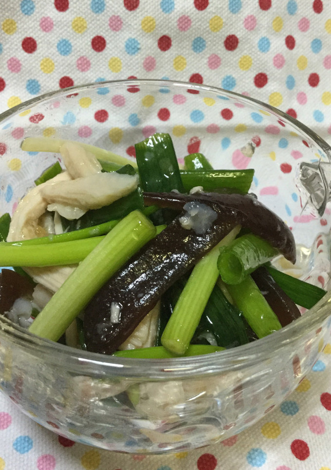 ごま油香るきくらげとねぎのサラダ-レシピのメイン写真