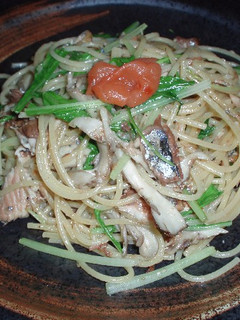 さんまと水菜のパスタ-レシピのメイン写真