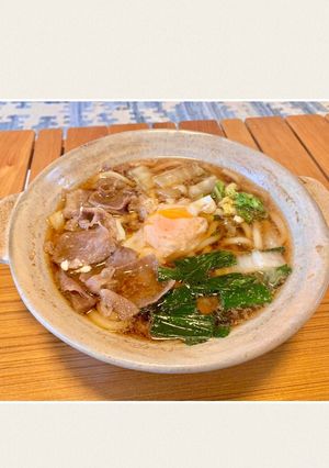 すき焼き風うどん-レシピのメイン写真