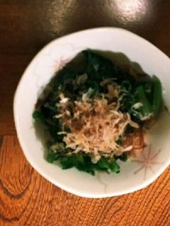 ほうれん草のお浸しをもっと美味しく-レシピのメイン写真