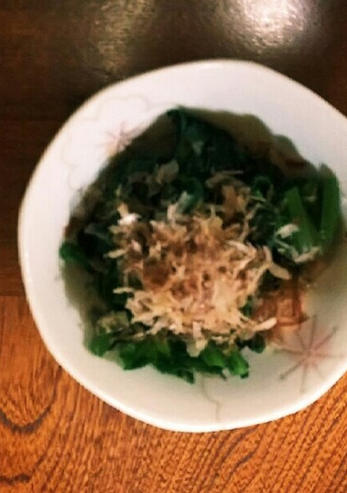 ほうれん草のお浸しをもっと美味しく-レシピのメイン写真