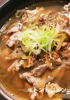 味噌ラーメン風★豚&もやしスープ-レシピのメイン写真