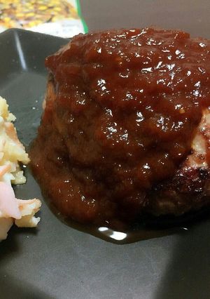 ふっくらジューシーハンバーグ！-レシピのメイン写真