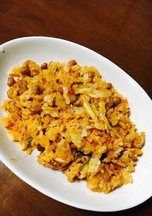 キムチ納豆チャーハン-レシピのメイン写真