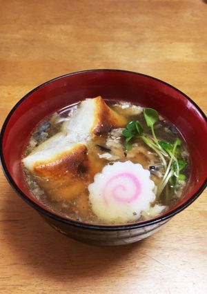 鯖の水煮缶で♡簡単！節約！スピードお雑煮-レシピのメイン写真