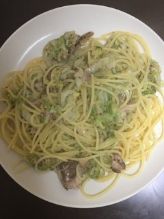 オイルサーディンと白菜のパスタ-レシピのメイン写真