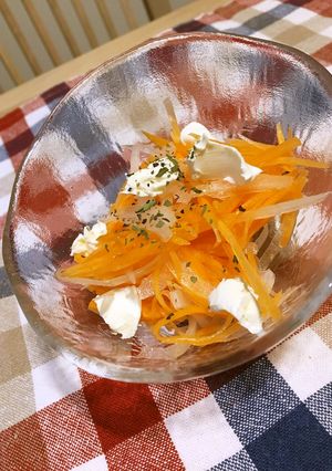 クリームチーズ和え人参のサラダ-レシピのメイン写真