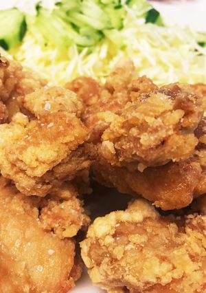塩トッピングのマイルドな唐揚げ-レシピのメイン写真