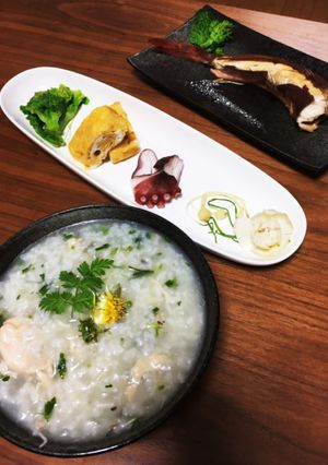 圧力鍋で簡単！サムゲタン風七草がゆ-レシピのメイン写真