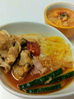 鶏モモとシャンタンで!トマト鍋&リゾット-レシピのメイン写真