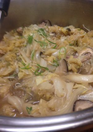 冬のごちそう 豚バラと白菜と春雨のスープ-レシピのメイン写真