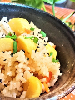 ジャーで簡単★美味【栗の炊き込みご飯】-レシピのメイン写真