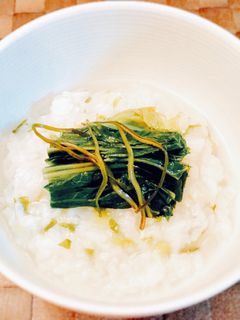 お漬物で♪さっぱり♪七草がゆ-レシピのメイン写真