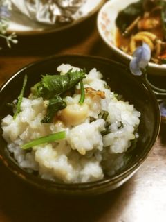 ご飯で簡単☆ベビーホタテ入り♪七草粥-レシピのメイン写真